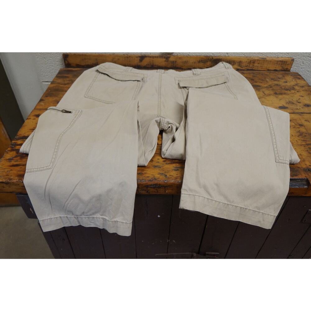 Polo Ralph Lauren Military Cargo Pants 36/32 Beige Paratrooper Army RRL - Picture 6 of 13